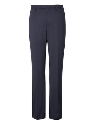 Slim Solid Italian Wool Suit Trouser | Banana Republic US