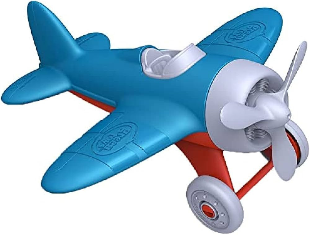 Green Toys Airplane - BPA, Phthalates Free, Blue Air Transport Toy for Introducing Aeronautical K... | Amazon (US)