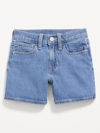 High-Waisted Jean Midi Shorts for Girls | Old Navy (US)