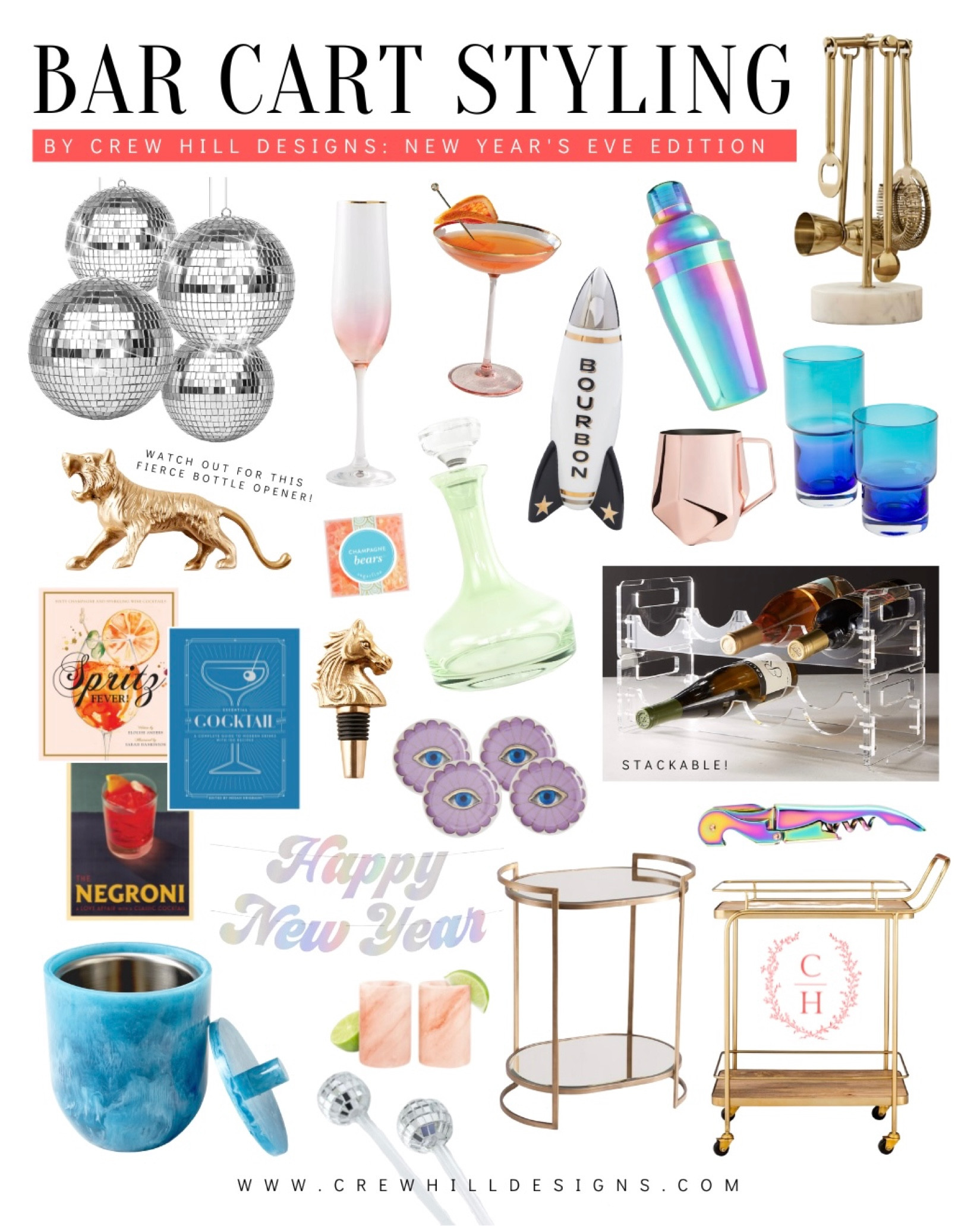 With our eyes on holiday shipping deadlines, here’s a fun reminder that New Year’s Eve deadlines are quickly approaching too! If you’re a hostess with the mostest this NYE, I’ve rounded up some unique pieces (with confirmed pre-NYE shipping timelines) for your at-home bar that’ll be sure to delight! 



#LTKhome #LTKSeasonal #LTKHoliday