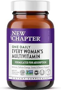 New Chapter Women's Multivitamin for Immune, Beauty + Energy Support with 20+ Nutrients -- Every ... | Amazon (US)