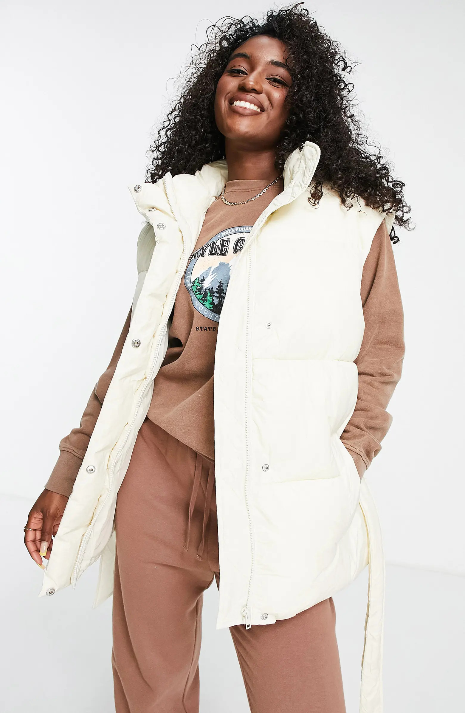 Belted Puffer Vest | Nordstrom