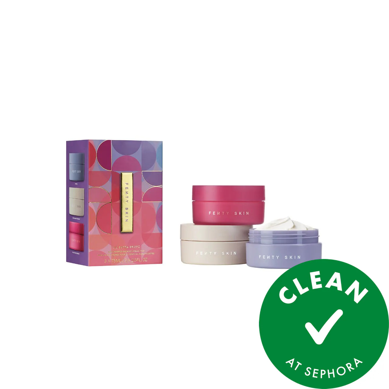 Fenty Skin Lil Butta Dropz Mini Whipped Oil Body Cream Trio | Sephora (US)