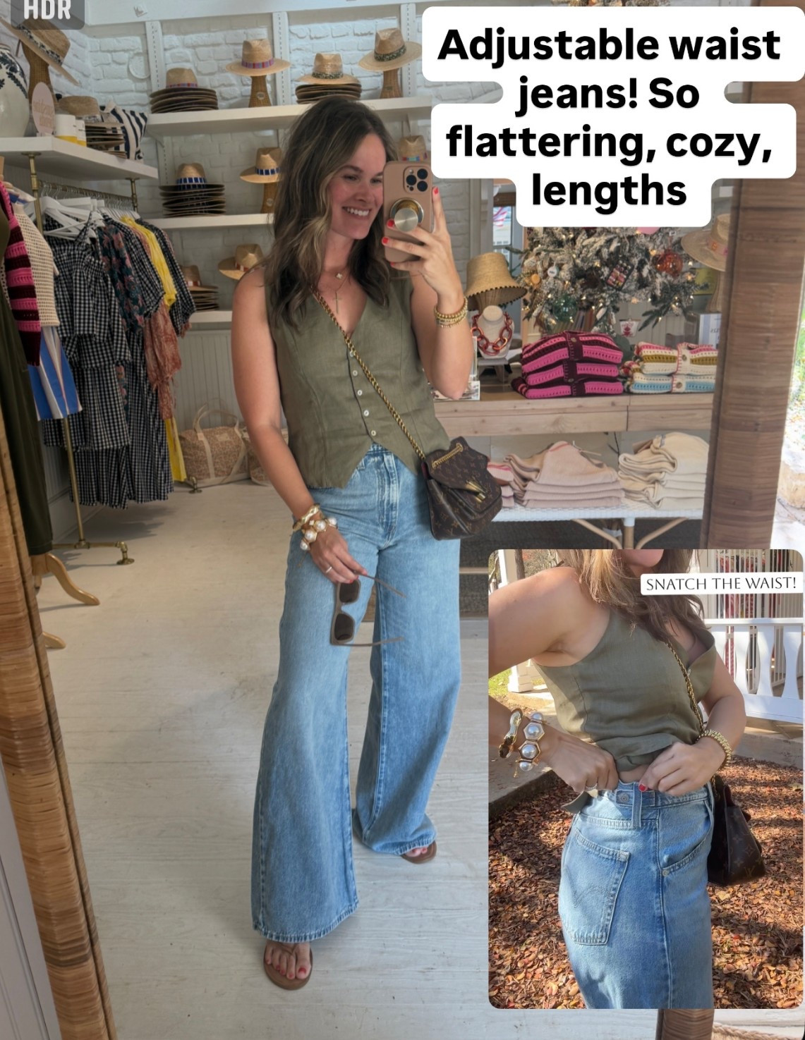 Love these jeans can adjust the cinch waist for a true fit- so comfy. #jeans #casualoutfit #denim #levis women's highest-rise vintage straight jeans - universal thread

#LTKgrwm #LTKSaleAlert #LTKFindsUnder50