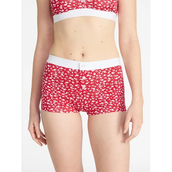 No Boundaries Women's Cotton Jersey Boyshort Panties, Sizes XS-XXXL | Walmart (US)