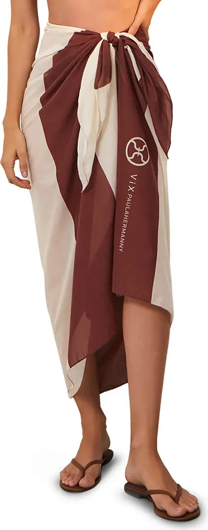 ViX Swimwear Boardwalk Print Cover-Up Sarong | Nordstrom | Nordstrom