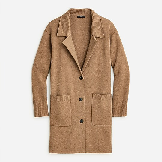 Collared sweater-jacket | J. Crew US