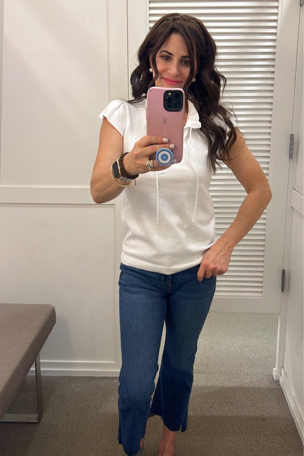 Top size sm 
Jeans 25p 

#LTKstyletip #LTKSeasonal #LTKsalealert