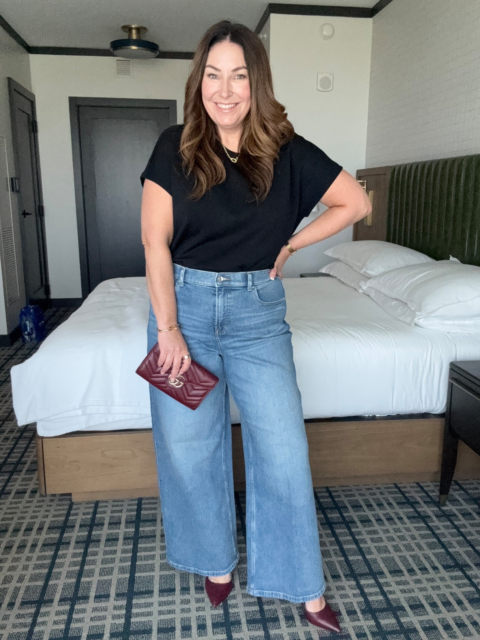 Spanx jeans now 15% off for 24 hours!! Code DENIM360 ends 9/10

Wearing XL petite in jeans, large in top 

#LTKCon 

#LTKOver40 #LTKMidsize