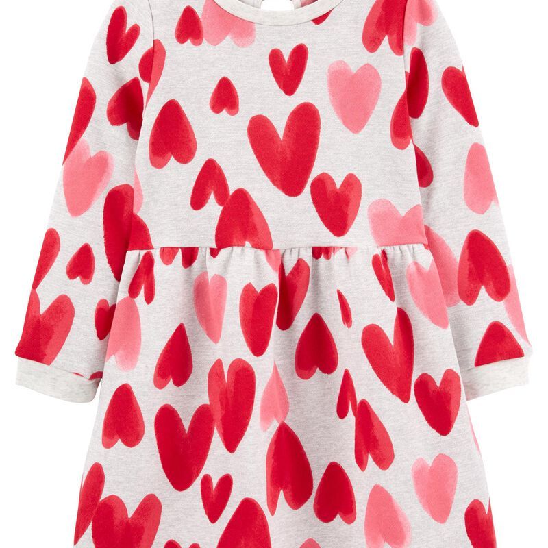 Toddler Heart Fleece Dress | Carter's