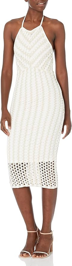 GUESS Women's Sleeveless Simona Crochet Tie Back Dress | Amazon (US)