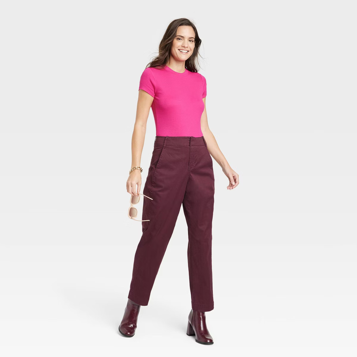 Women's Ribbed T-Shirt Bodysuit - A New Day™ | Target