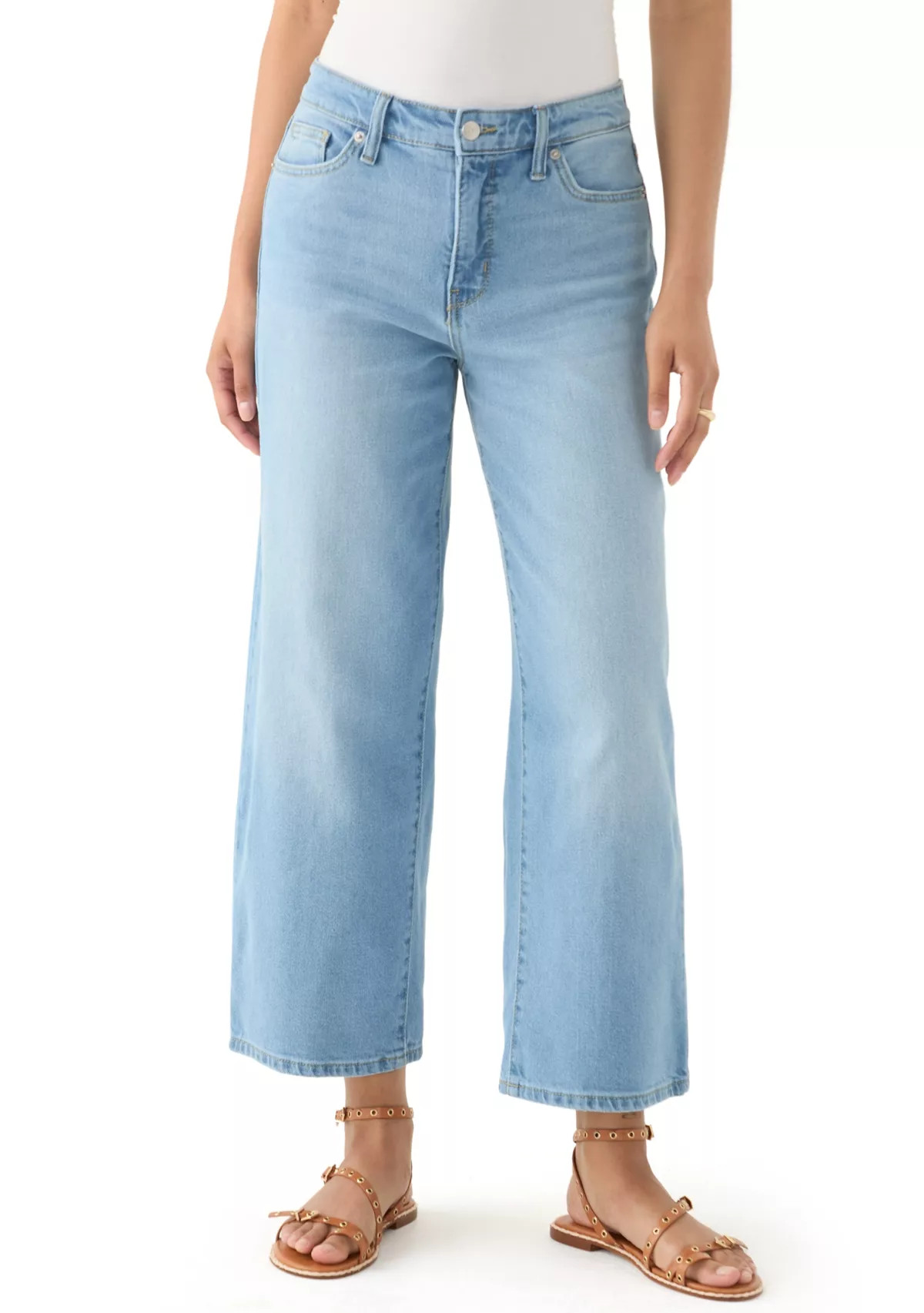 Crown & Ivy™Women's High Rise Vintage Wide Leg Jeans | Belk