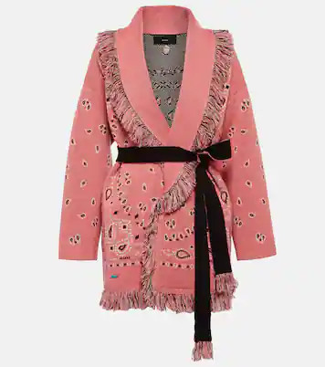 Bandana cashmere and linen cardigan | Mytheresa (US/CA)