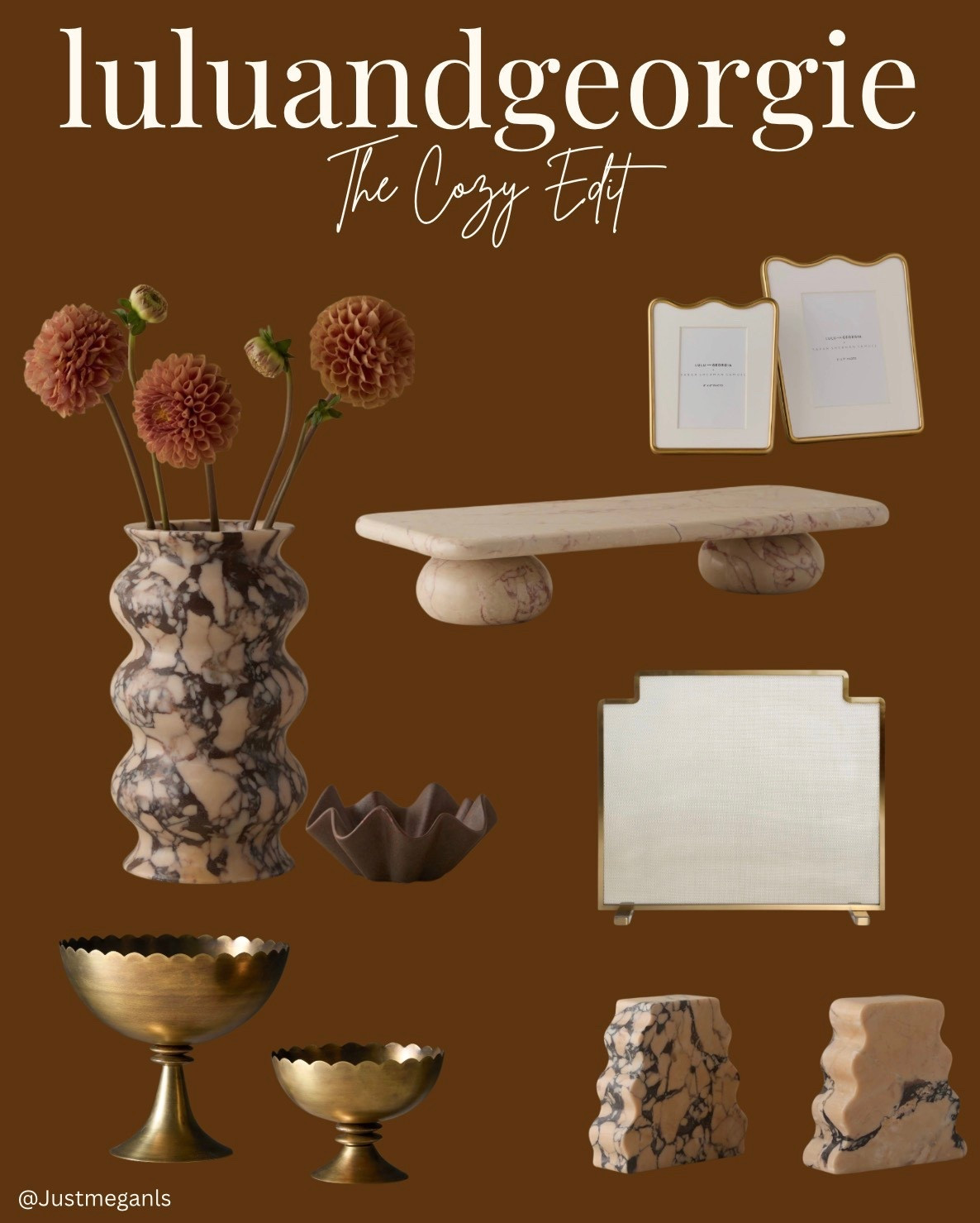 
Current Lulu & Georgia wish list 🤎
Marble, brass, and sculptural details I’m loving right now.

✨ Shop + save on LTK


#LTKSeasonal #LTKU #LTKHome