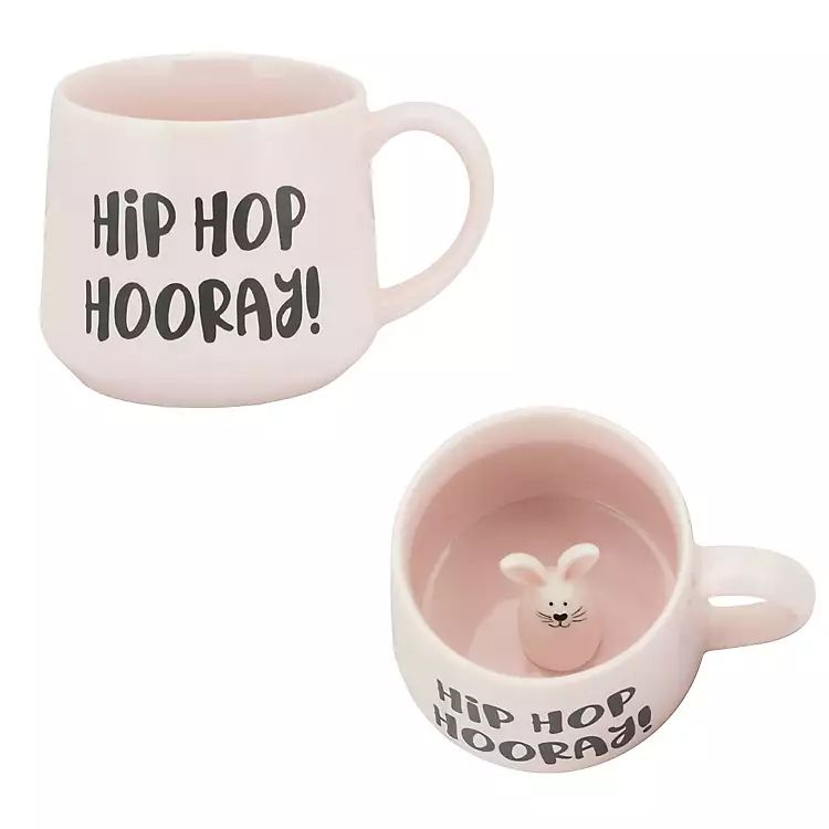 New!Hip Hop Bunny Mugs, Set of 4 | Kirkland's Home