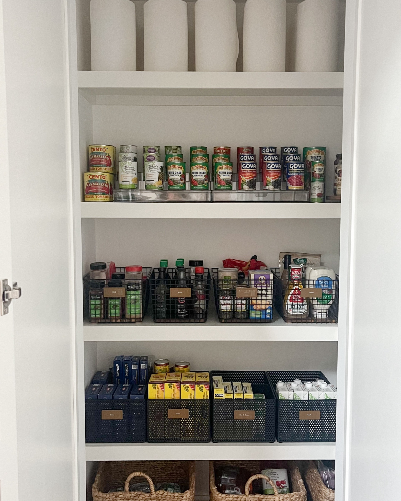 Pantry Set Up in NAVY 🤩

#LTKFindsUnder100 #LTKOver40 #LTKHome