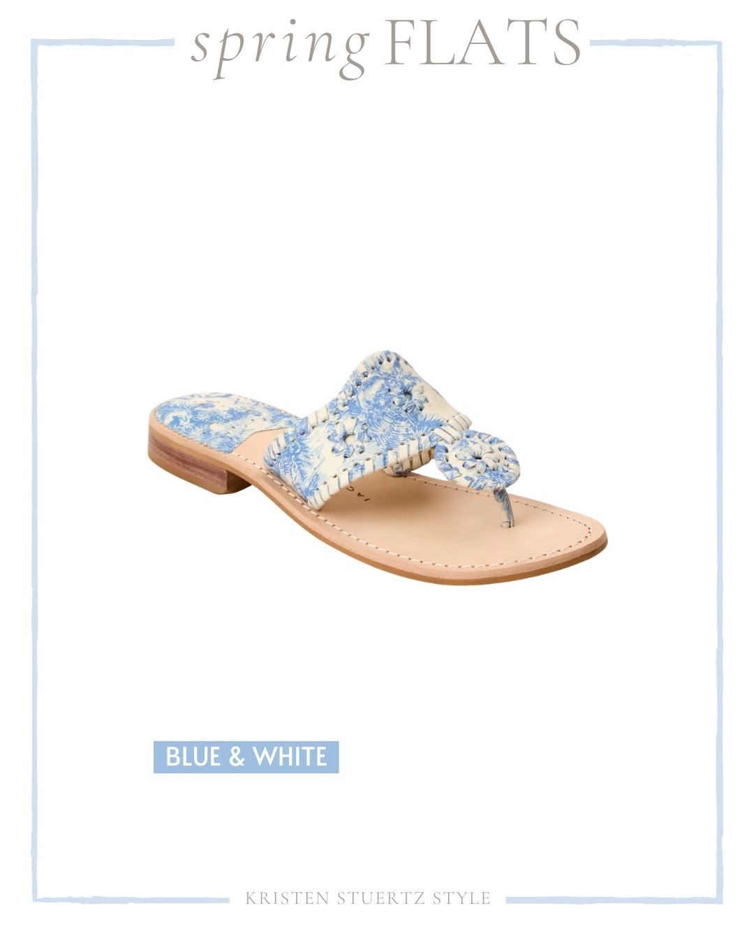 The prettiest chinoiserie inspired sandal! 

This Jack Roger’s original sandal comes in other shades and can be worn with some many spring and summer styles!  

#ltkshoecrush @jackrogersusa 

#LTKTravel #LTKOver40 #LTKSeasonal