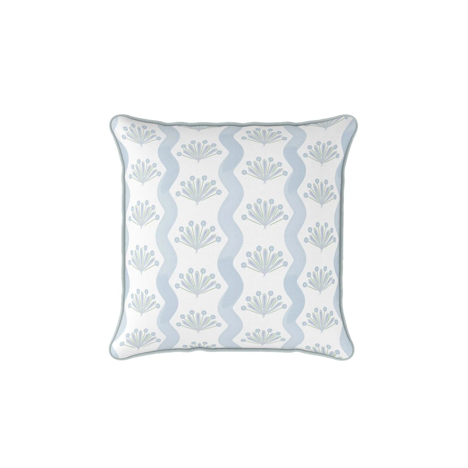 Riviera Decorative Pillow Cover Pastel Blue | Ciélle Home | Cielle Home