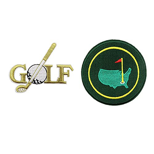 ROCKAPATCH Golf Embroidered Iron On Patches Golf Shirt Bag Hats DIY | Amazon (US)