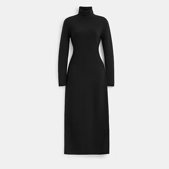 Signature Knit Turtleneck Dress | Coach (US)