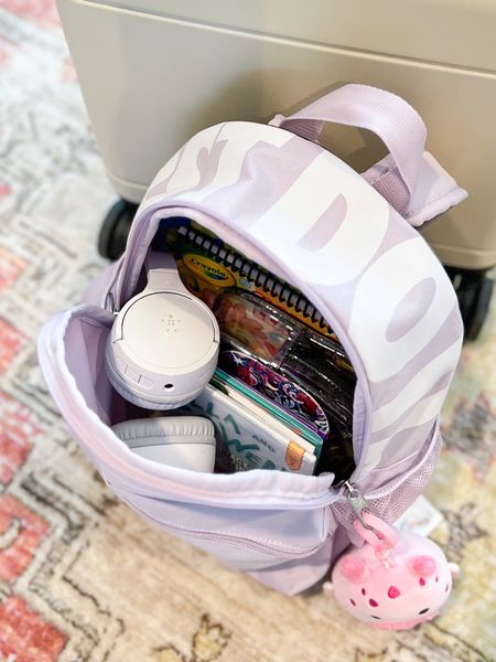 The perfect kids carry-on with a bag big enough for the necessities but small enough to manage. Use these clear bags for snacks, art supplies, and chargers.

#LTKkids #LTKtravel