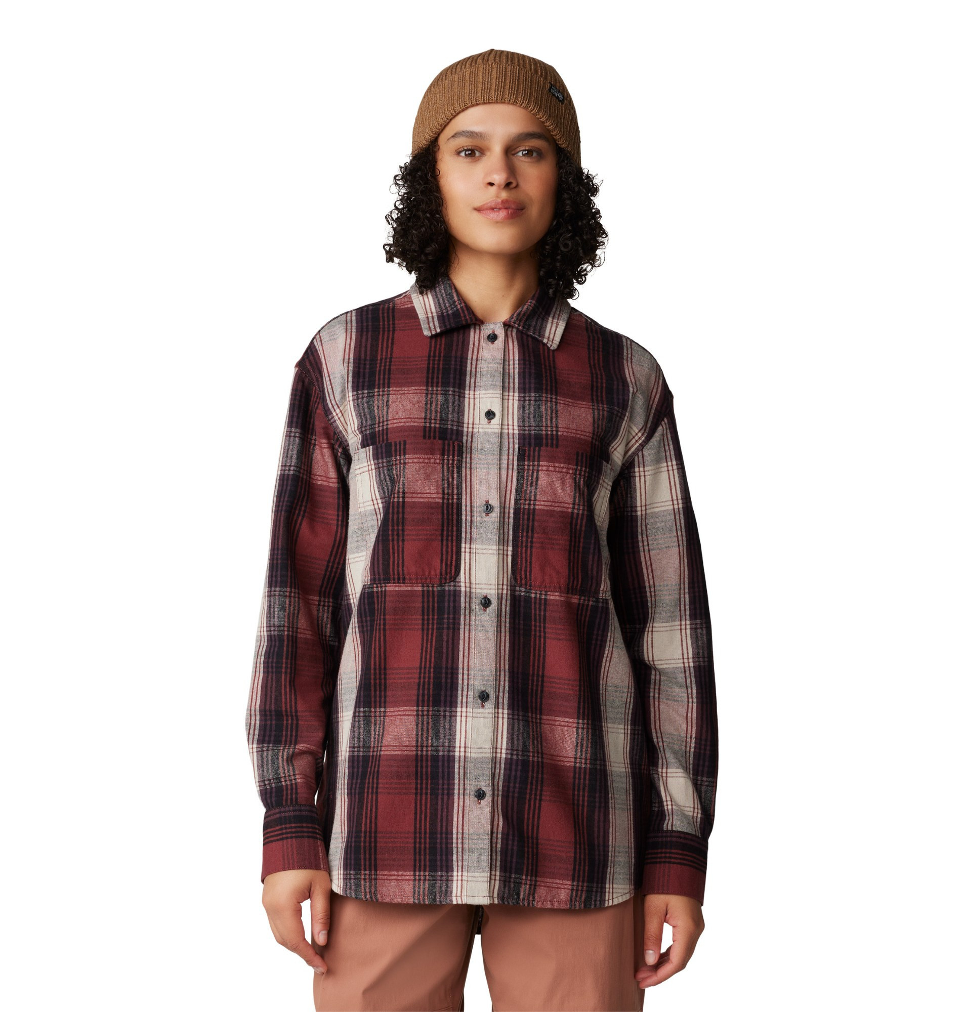 Mountain Hardwear Women's Dolores Flannel Long-Sleeve Shirt  Red XS | REI