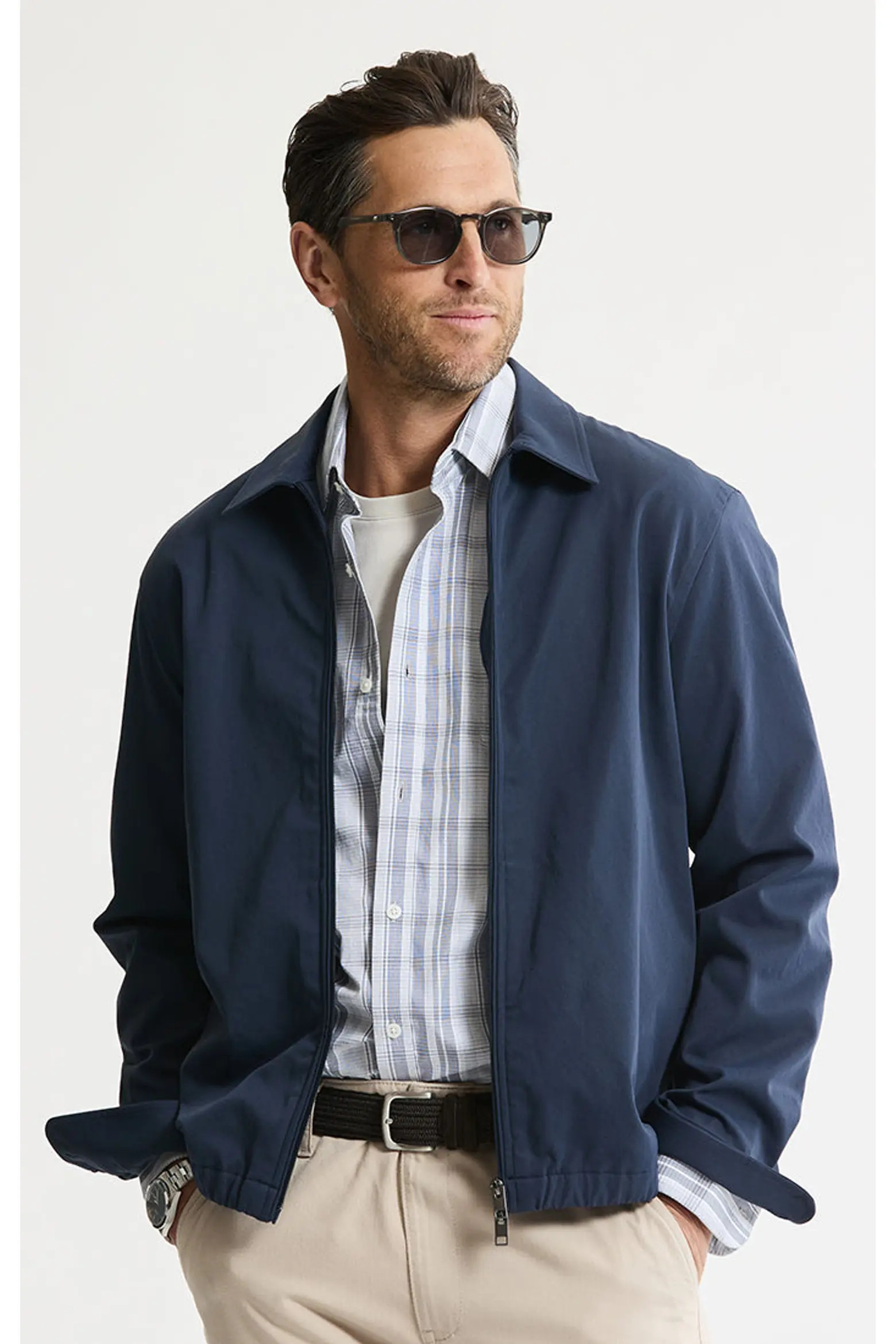 Tech Twill Zip Up Jacket (Men) | Nordstrom | Nordstrom