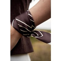 Brown Silk Scarf, Pure Head Spring Fashion Scarf For Women, Neckerchief, Mothers Day Gift, Geometric Shawl Wrap | Etsy (US)