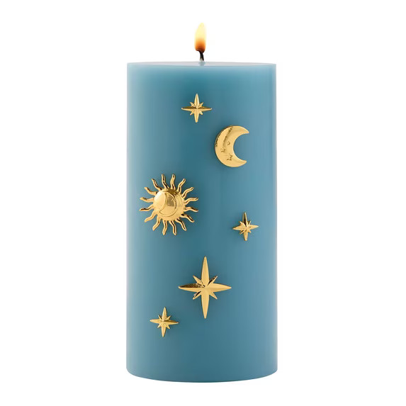 Mainstays Celestial Candle Charms 6 Piece Set for Flute, Pillar and Votive Candles | Walmart (US)