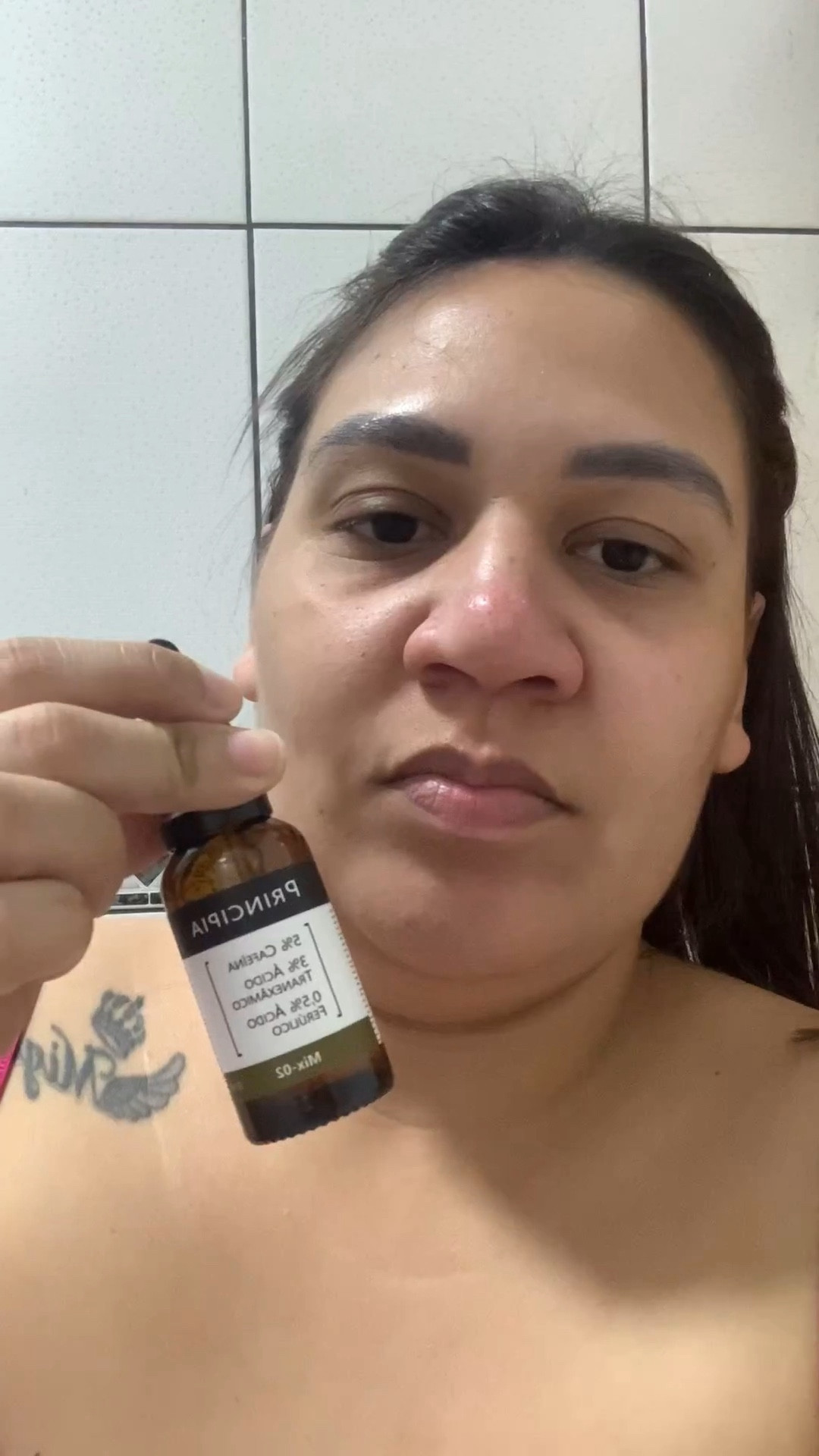Depois de 1 ano tratando minha pele com os ácidos da Principia. 

Mix 1 - Sérum com mix de 4 ativos: 5% de niacinamida, 4% de ácido glicólico, 3% de ácido tranexâmico e 2% de ácido salicílico.
Diminuir cravos e espinhas
 Controlar a oleosidade
 Proporcionar maciez. 

Aumentar a firmeza e elasticidade
 Reduzir tamanho dos poros
 Melhorar o viço.

Mix 2 - Sérum com 5% de Cafeína, 3% de Ácido Tranexâmico e 0,5% de Ácido Ferúlico com alta eficácia contra olheiras, bolsas e manchas.

Reduzir e uniformizar a pigmentação
 Clarear manchas escuras
 Diminuir olheiras e bolsas.

#LTKbrasil #LTKbeauty
