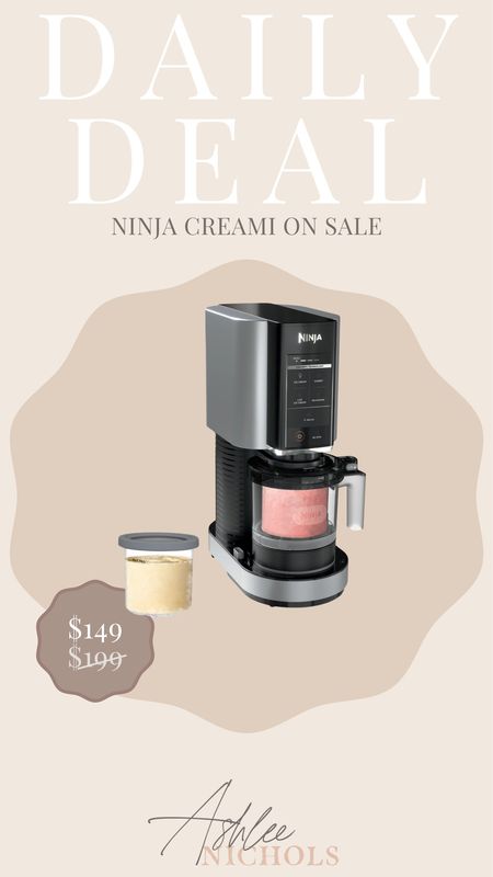 The ninja Creami is on sale for $149!! It’s the perfect time to grab the ninja Creami for the summer!

Ninja Creami, on sale, ice cream maker, kitchen gadgets, kitchen appliances 

#LTKfindsunder100 #LTKfindsunder50 #LTKsalealert