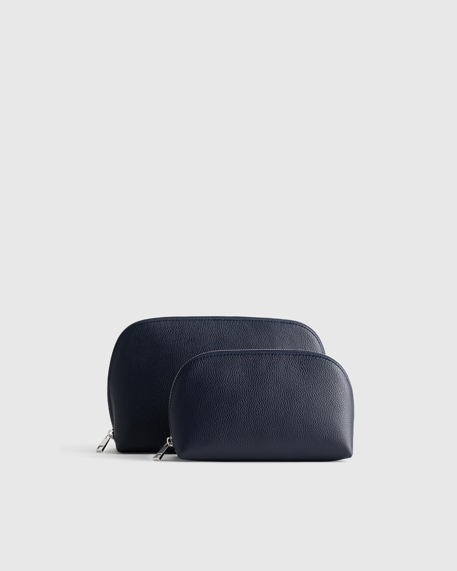 Quince | Women's Italian Leather Pouch Travel Set in Cognac | Quince