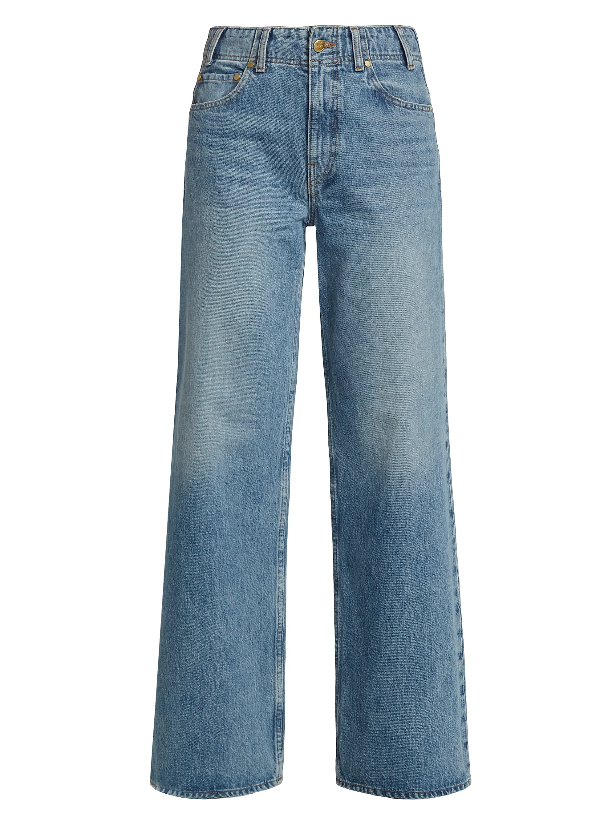Ulla JohnsonThe Elodie High-Waist Wide-Leg Jeans | Saks Fifth Avenue