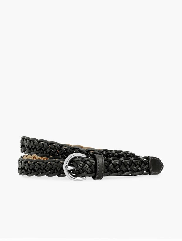 Braided Leather Belt | Talbots