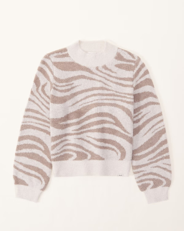 girls cozy mockneck sweater | girls tops | Abercrombie.com | Abercrombie & Fitch (US)