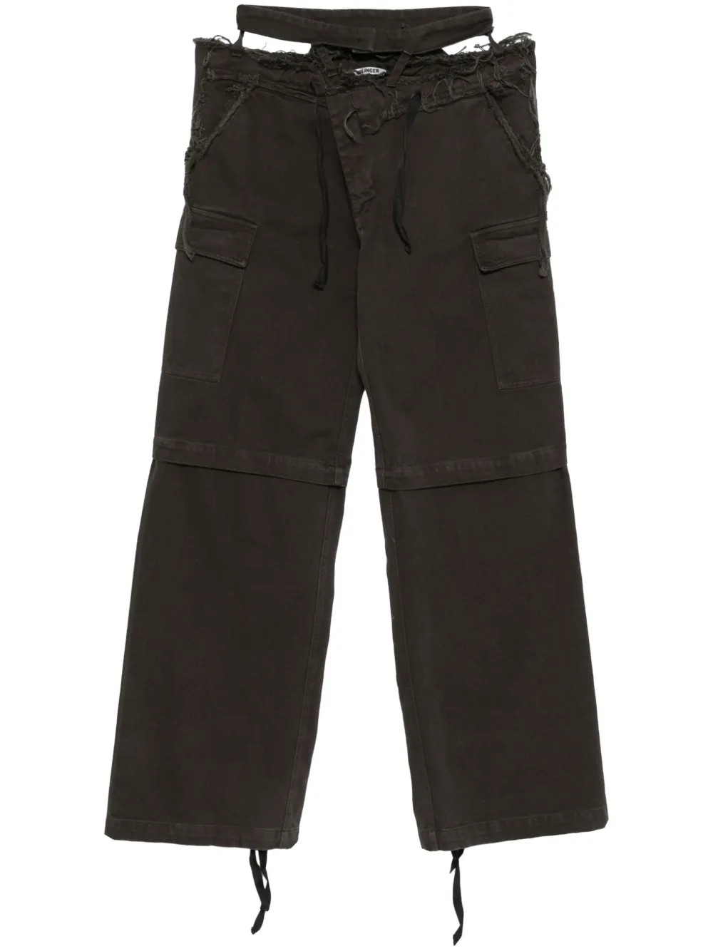Ottolinger wide-leg Cargo Trousers | Brown | FARFETCH | Farfetch Global
