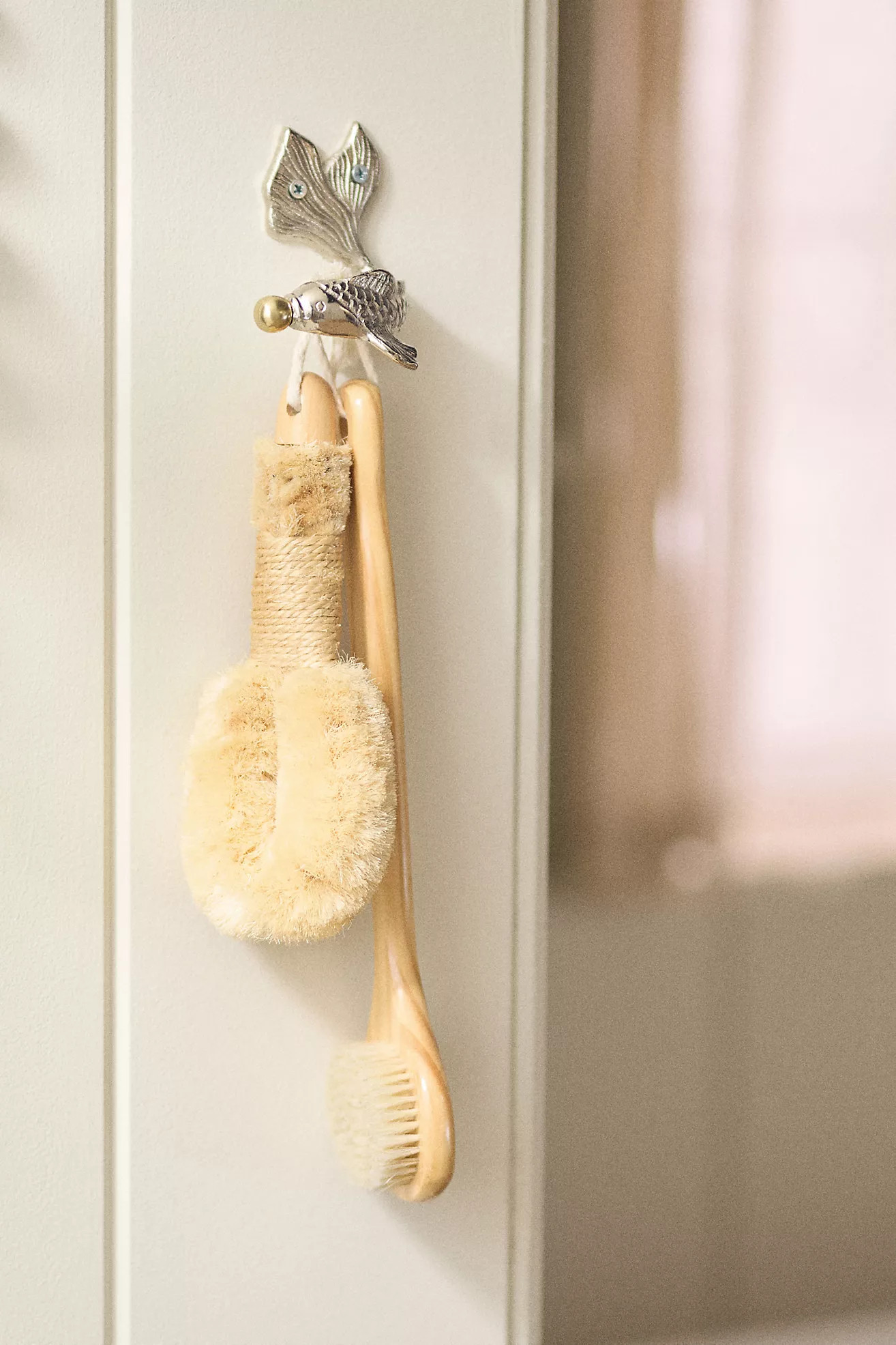Koi Fish Mixed Metal Bath Hook | Anthropologie (US)