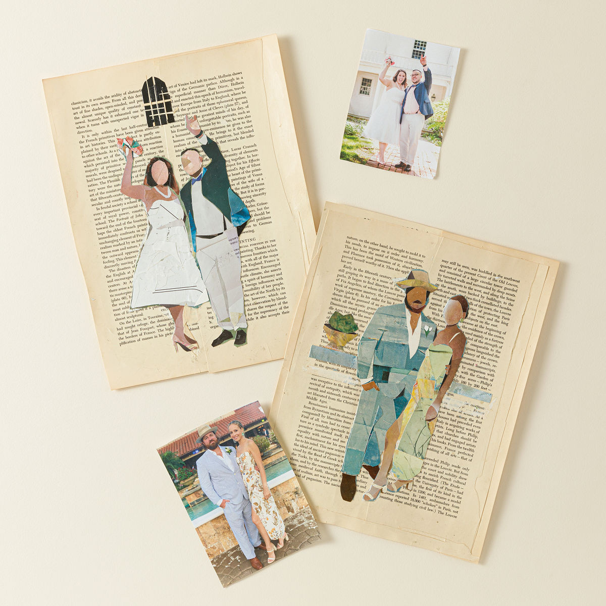 Custom Collage Couple's Portrait | UncommonGoods