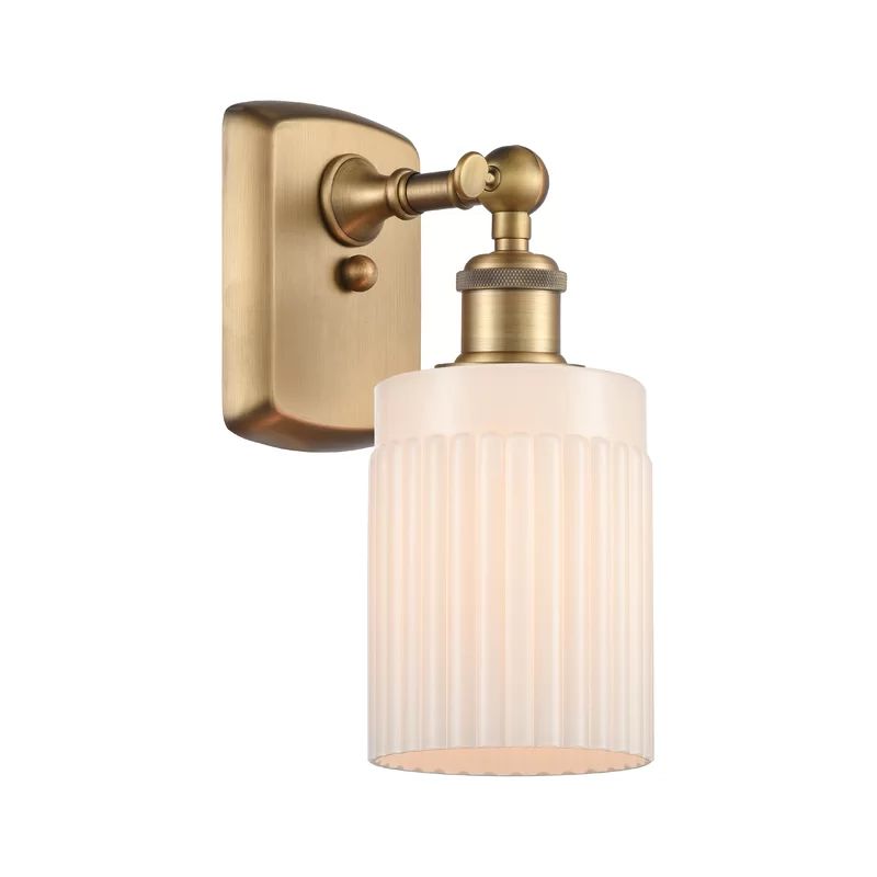 Jerrie 1 - Light Dimmable Armed Sconce | Wayfair Professional