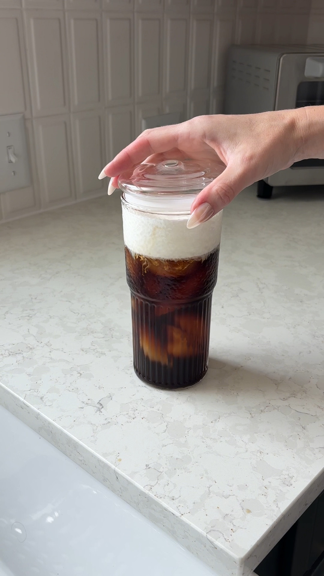 All glass tumblers>>> I had some glassware with bamboo lids but they grew mold very quickly!! #kitchenessentials #glasscups #icedcoffeecups 

#LTKfindsunder50 #LTKhome #LTKVideo