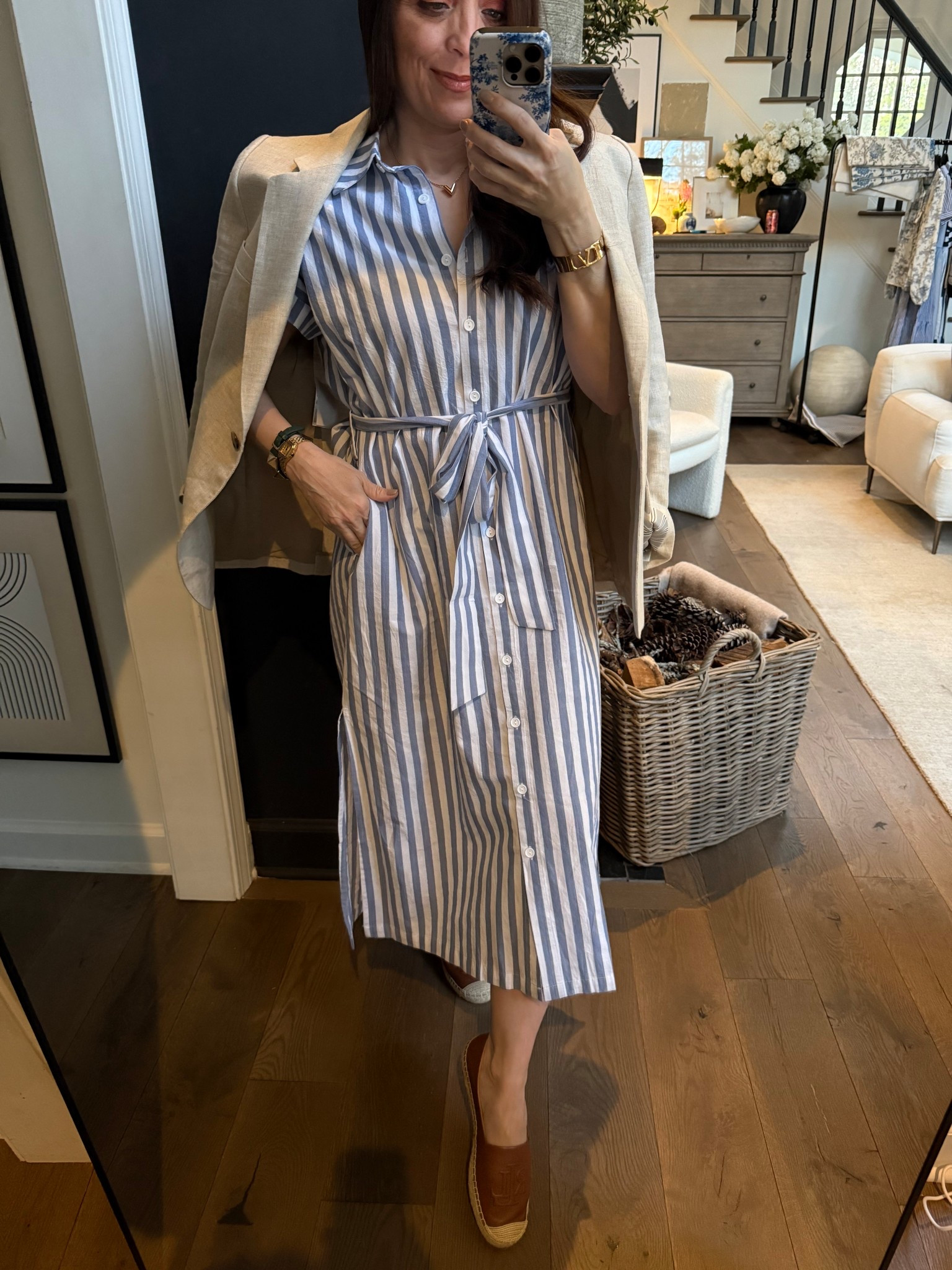 The cutest blue stripe dress (under $30!!!) & Ralph Lauren loafers (on sale!!) from Amazon! I’m obsessed!

#LTKootd #LTKdayinmylife #LTKgrwm
