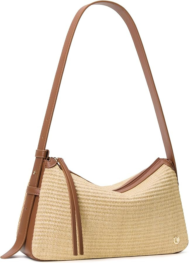 CLUCI Shoulder Bag for Women, Cute Purses and Handbag, Soft Hobo Bag Clutch Purse with Adjustable... | Amazon (US)