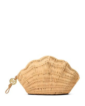 Shelly Small Rattan Shell Clutch | Bloomingdale's (US)