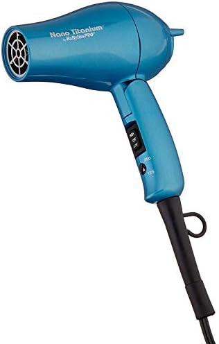 BaBylissPRO Nano Titanium Travel Dryer, Blue | Amazon (US)