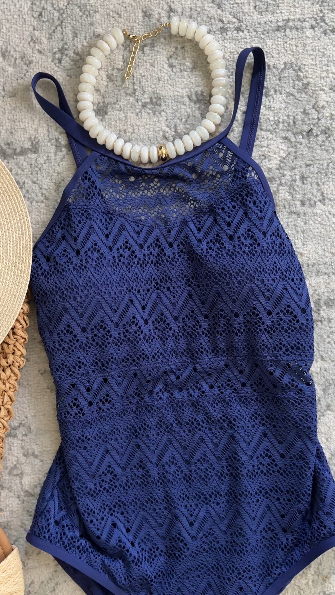 I ordered a bunch of Amazon swimsuits and this one was my personal favorite! Good coverage and comfortable enough to swim in. Plus the texture is so pretty. I got my true size medium. #amazonfashion

#LTKSwim
