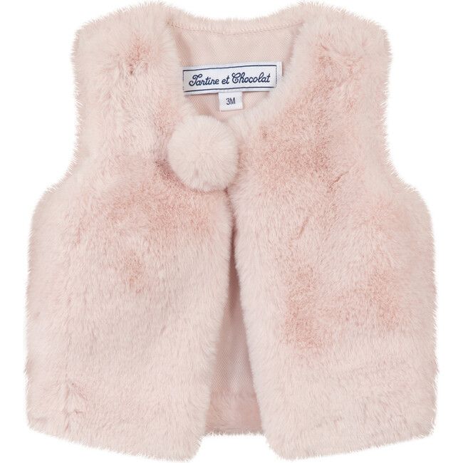Soft Layering Baby Vest, Pink | Maisonette