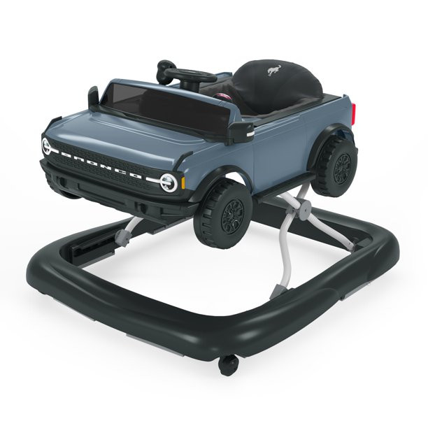 Ford Bronco 4-in-1 Blue Grey Baby Activity Center & Push Walker with Removable Steering Wheel Toy... | Walmart (US)
