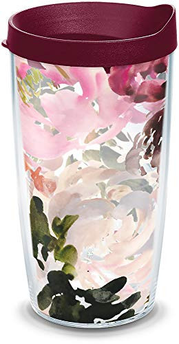Tervis Kelly Ventura - Floral Collection Made in USA Double Walled Insulated Tumbler Travel Cup Keeps Drinks Cold & Hot, 16oz - Classic, Posy | Amazon (US)
