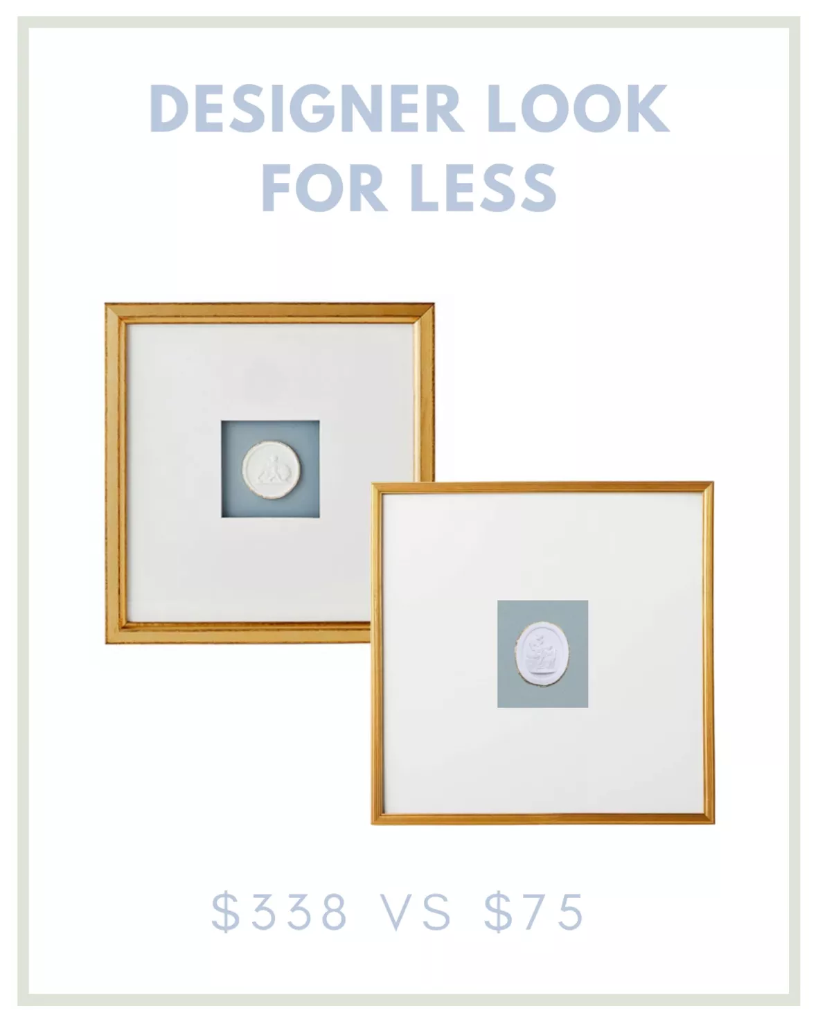 Get the look for less with designer inspired DIYs! 